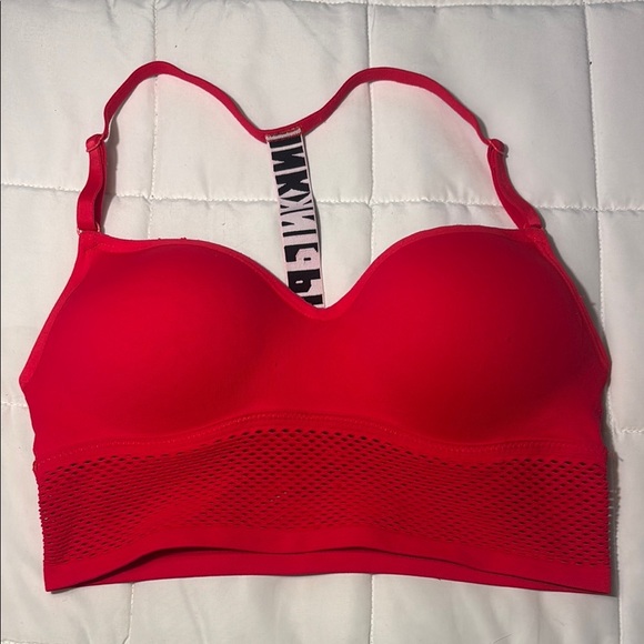 PINK Victoria’s Secret T-Back push up sports bra - Picture 1 of 8